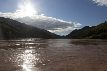Auf dem Mekong