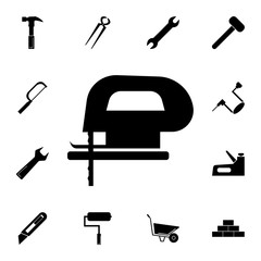 Saw Icon. Set of construction tools icons. Web Icons Premium quality graphic design. Signs, outline symbols collection, simple icons for websites, web design, mobile app