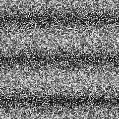 Silver glitter. Scatter horizontal lines with silver glitter on black background. Good-looking Vector illustration.