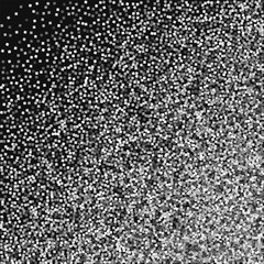 Silver glitter. Abstract random scatter with silver glitter on black background. Pleasing Vector illustration.