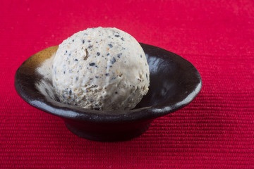 ice cream. Ice Cream Scoop on a background