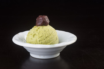 ice cream. Ice Cream Scoop on a background