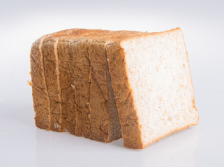 bread slice on a background