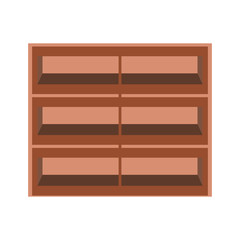 supermarket shelves design concept 