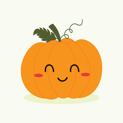 cute pumpkin vector