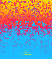 Abstract background with color circles. Vector illustration.