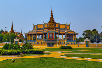 Royal Palace Pnom Penh, Cambodia Chanchhaya Pavilion