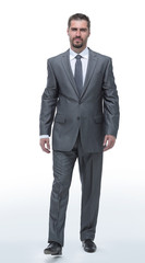 in full growth.confident businessman