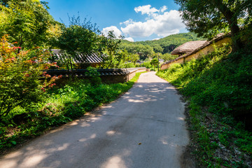 Yangdong Folk Village in Gyeongju, South Korea
