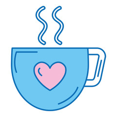 coffee cup with heart