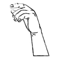 Hand symbol cartoon