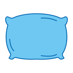 pillow bed isolated icon