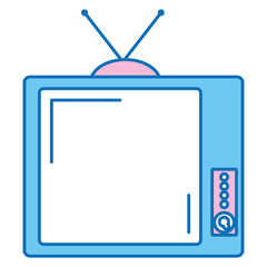 old tv isolated icon