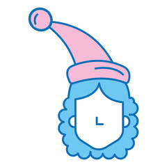 woman with sleeping hat