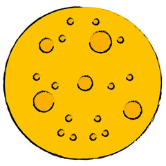 moon night isolated icon