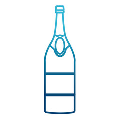 Champagne bottle icon
