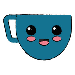coffee cup kawai character