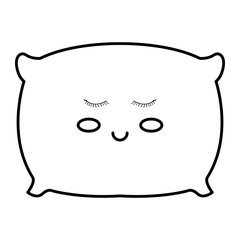 pillow bed kawaii character