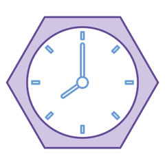 time clock isolated icon