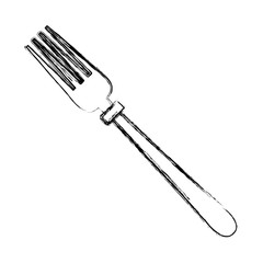 Fork cutlery symbol