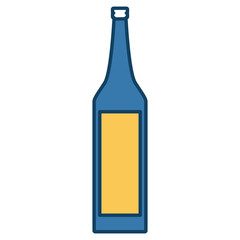 Wine glass bottle