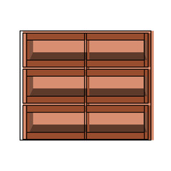supermarket shelves design concept 