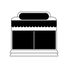 supermarket building icon