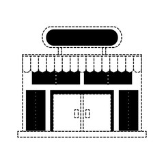 supermarket building icon