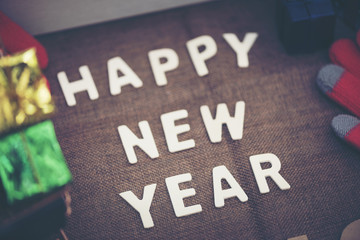 Fototapeta premium abstract picture of 2018 Happy New Year