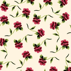  bloem natuur patroon bloemen roze abstract blad groen rozen rood liefde © SIDIKA