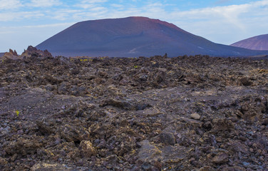 Timanfaya National Park, Volcanic landscape, Lanzarote, Canary islands, Spain
