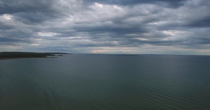 Flying Above the Lake House Storm 02
