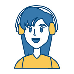 Young woman with earmuffs