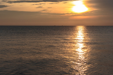 Fototapeta premium Sunrise from the sea