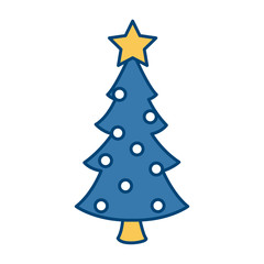 Christmas tree isolated