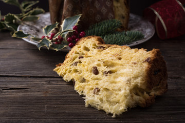 Traditional italian Christmas cake, Panettone
