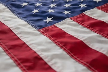 Close-up of an American flag