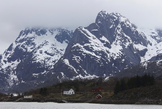 Norwegen, Norway, Ørnes, Landschaft
