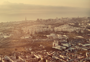 Fototapeta premium View of Lisbon from a bird's eye view.
