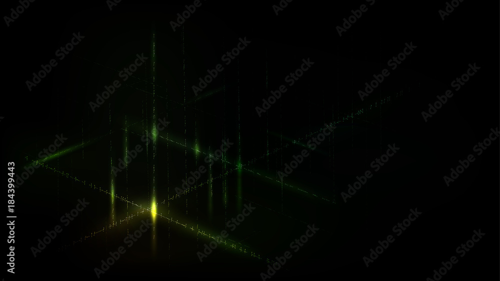 Poster light tech particle abstract background