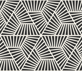 Vector seamless lines pattern. Modern stylish triangle shapes texture. Repeating geometric tiles