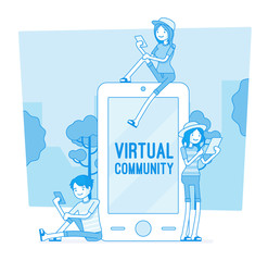 Virtual youth communication