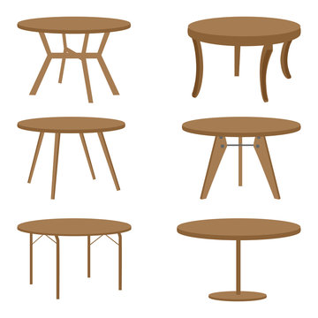 Set of table icons