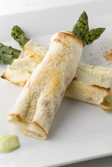 espárragos trigueros gratinados