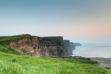 Fototapeta na wymiar Cliffs of Moher at sunset, Co. Clare, Ireland