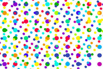 カラフルなドットパターン