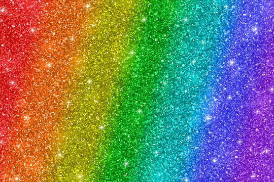 Rainbow glitter background