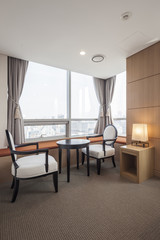 hotel interior in seoul, korea