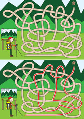 Mountaineer maze