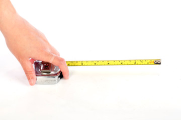 Measuring Tape on white background